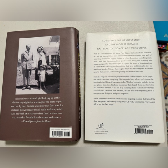 2 Hardcover Books: The Magnolia Story and Laura Bush Spoken from the Heart - Picture 2 of 2